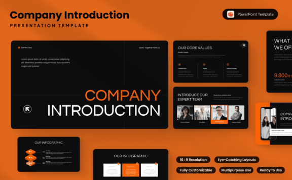 公司简介PPT模板 (PPTX)