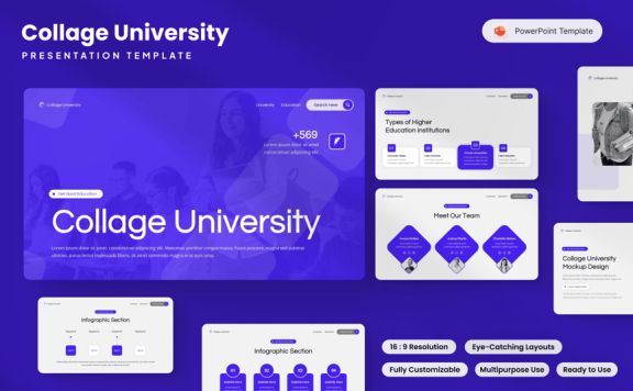 大学演讲PPT模板 (PPTX)