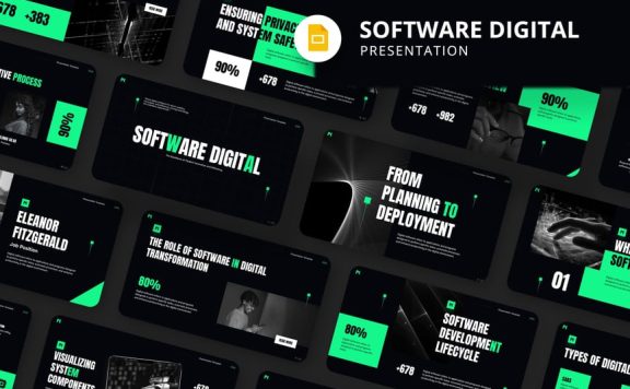 软件商业计划PPT模板 (PPTX)