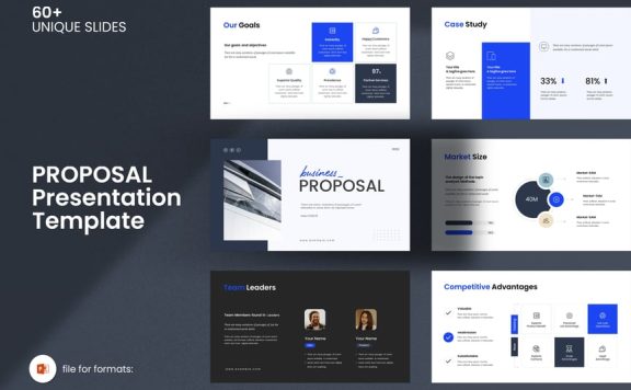 业务建议PPT模板 (PPTX)