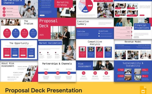 提案商业路演PPT模板 (PPTX)