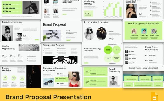 品牌建议PPT模板 (PPTX)