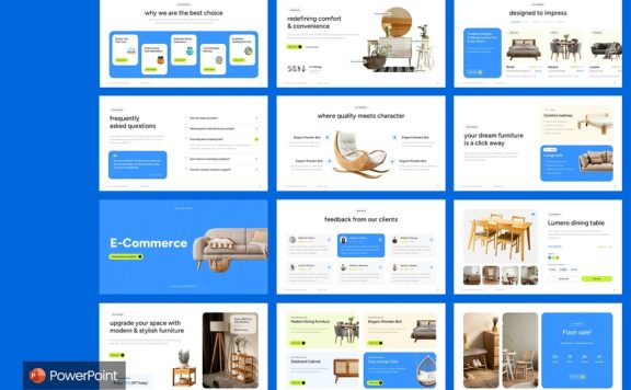 电子商务PPT模板 (PPTX)