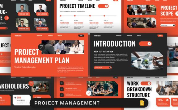 项目管理PPT模板 (PPTX)