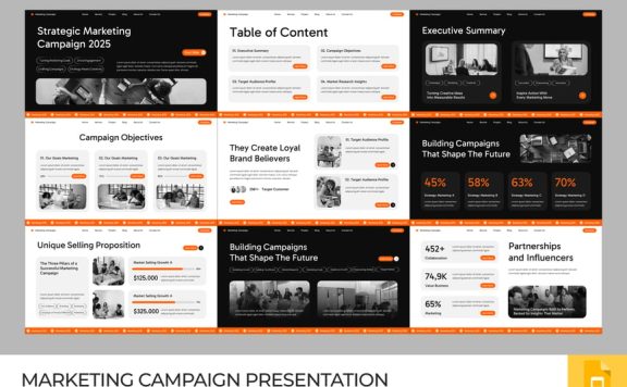 营销活动PPT模板 (PPTX)