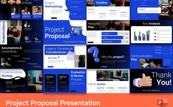 项目建议PPT模板 (PPTX)