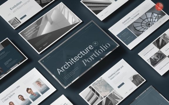 架构组合PPT模板 (PPTX)