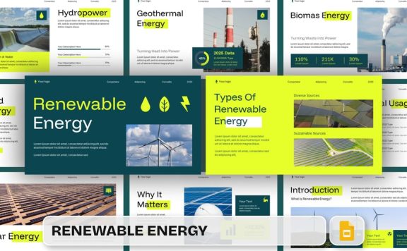 可再生能源PPT模板 (PPTX)