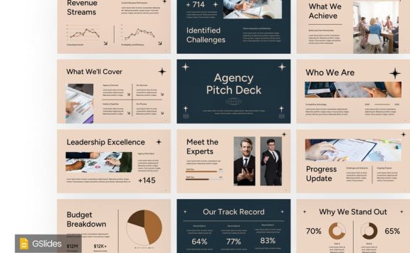 代理路演PPT模板 (PPTX)