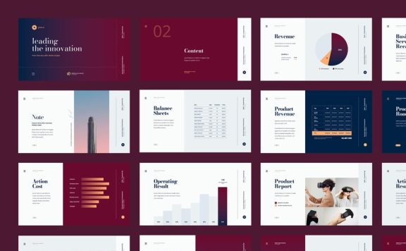 业务报告PPT模板 (PPTX)