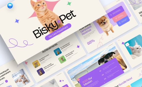 宠物护理PPT模板