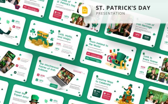 圣帕特里克的一天PPT模板