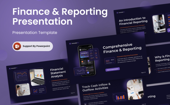 创新 – 财务和报告 PPT模板 (PPTX)