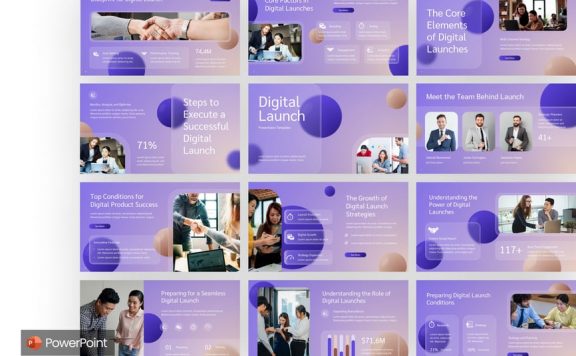 企业产品发布PPT模板 (PPTX)