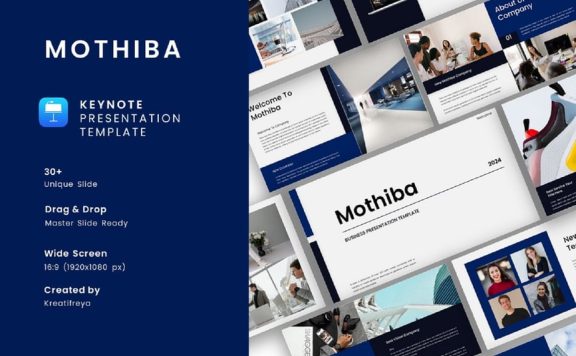 业务主题演讲模板PPT模板 (PPTX)