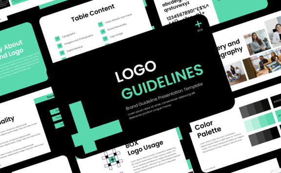 品牌准则演示模板PPT模板 (PPTX)