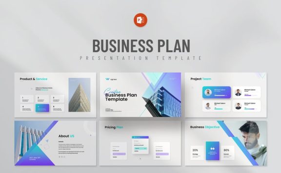 公司业务计划PPT模板 (PPTX)