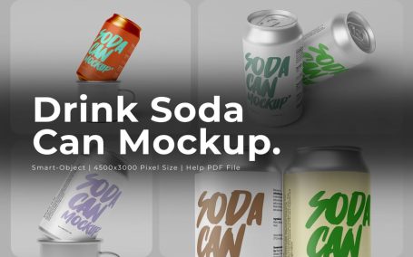 饮料汽水罐模型