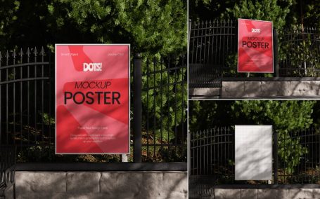 路边海报样机
