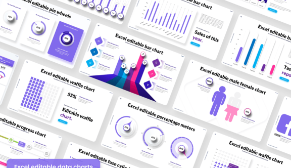 可编辑的数据图表模板PPT模板 (PPTX)