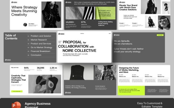 代理业务建议PPT模板 (PPTX)