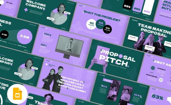 大胆的提议 PPT模板 (PPTX)