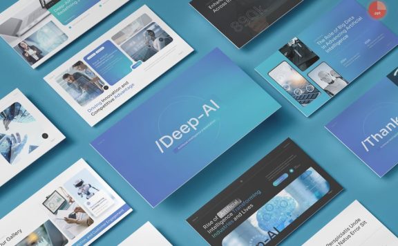 人工智能PPT模板 (PPTX,PPT)