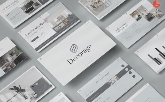 室内设计PPT模板 (PPT,PPTX)