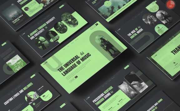 音乐与活动PPT模板 (PPT,PPTX)