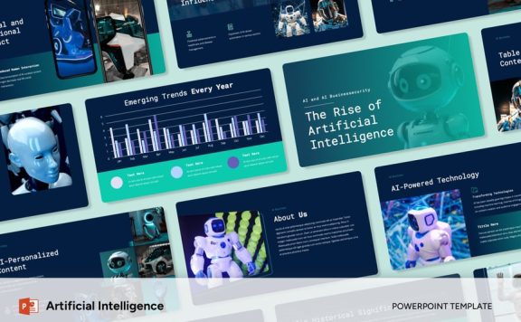 人工智能PPT模板 (PPTX)