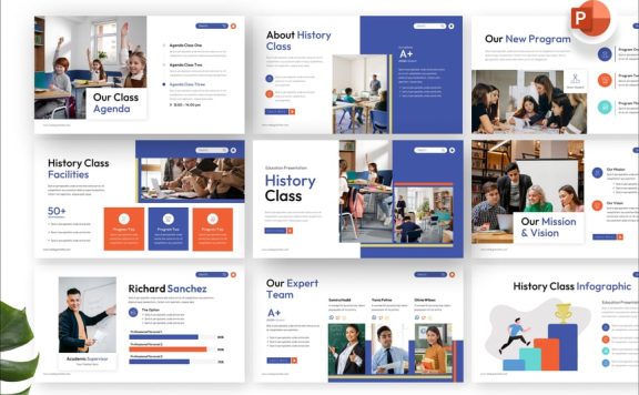 历史课PPT模板 (PPTX)