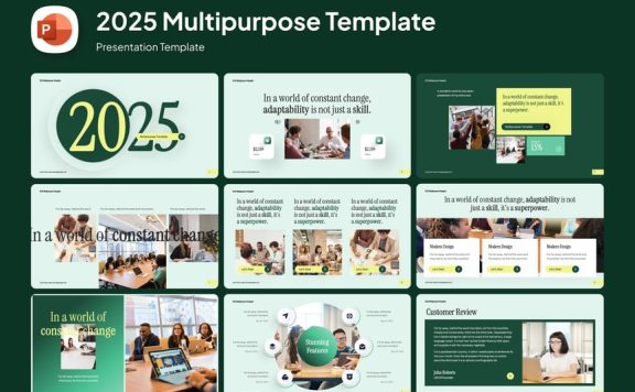 2025多功能模板PPT模板 (PPTX)