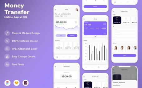 汇款移动应用 UI 套件