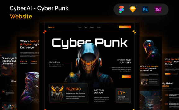 Cyber​​.AI – 赛博朋克网站