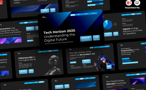科技 – PowerPoint 模板