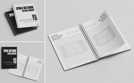 螺旋笔记本模型