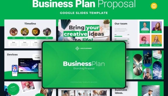 商业计划书品牌提案（谷歌幻灯片）