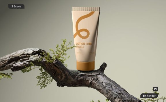 化妆品软管模型