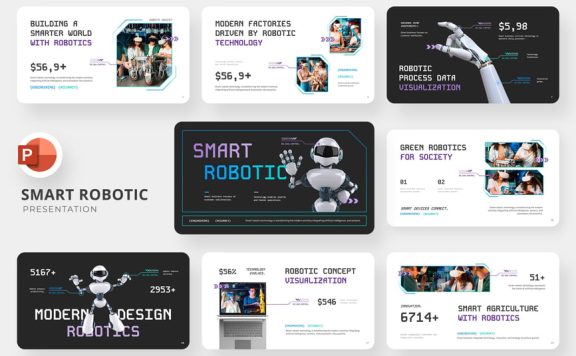 智能机器人 PowerPoint
