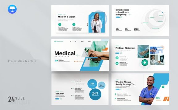 医疗保健主题演讲模板