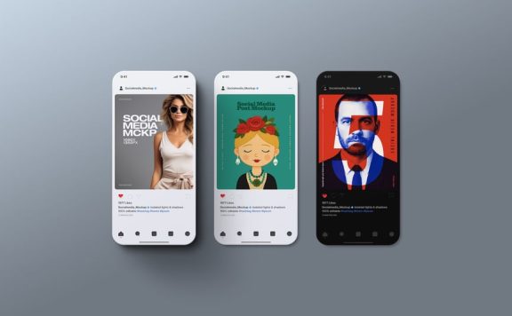 Instagram帖子模型——社交媒体应用界面