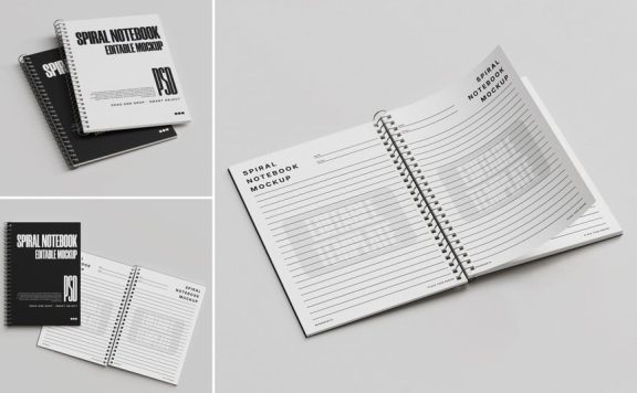 螺旋笔记本模型