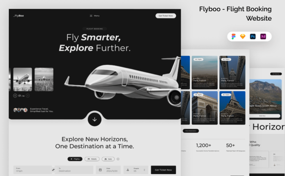Flyboo – 航班预订网站