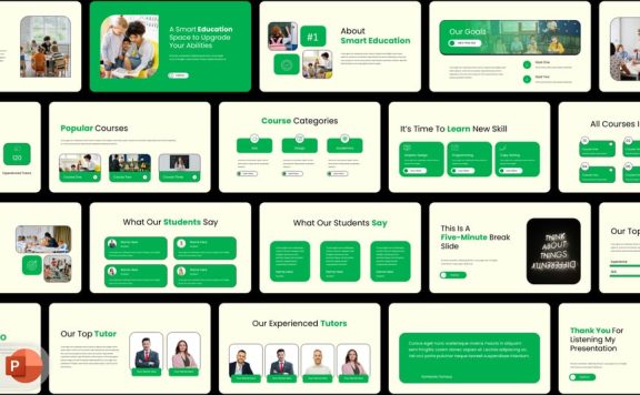 教育类 PowerPoint 演示文稿模板